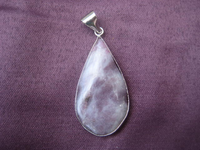 Lilac Jasper(Teardrop) Pendant 2535